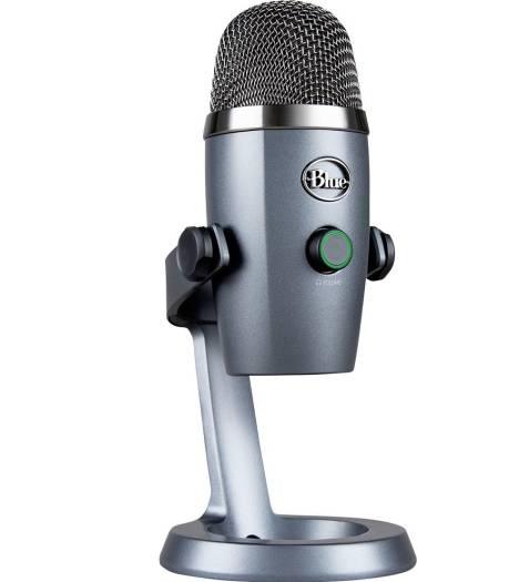 Logitech Blue Yeti Nano USB Microphone, 20Hz - 20kHz Frequency Response, 24 Bit Rate, 120dB Max SPL, USB 3.5 mm Connector Type, Shadow Gray | 988-000205 - eBuy UAE